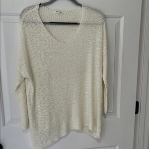 Miracle Cream V-Neck Sweater
